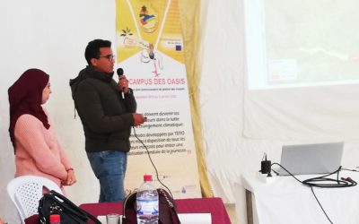 Témoignage du Campus, organisé du 09 Décembre 2019 au 02 Janvier 2020 à Chenini-Tunisie, sur la gestion communautaire des risques des oasis.